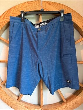 Pelagic Blue Heather Performance Boardshorts